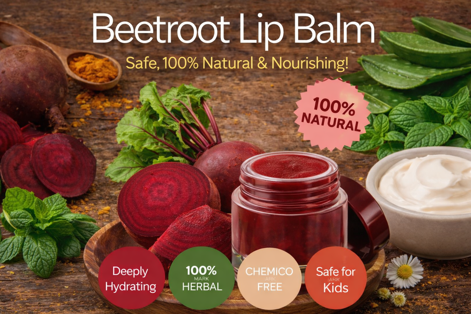Beetroot Lip Balm